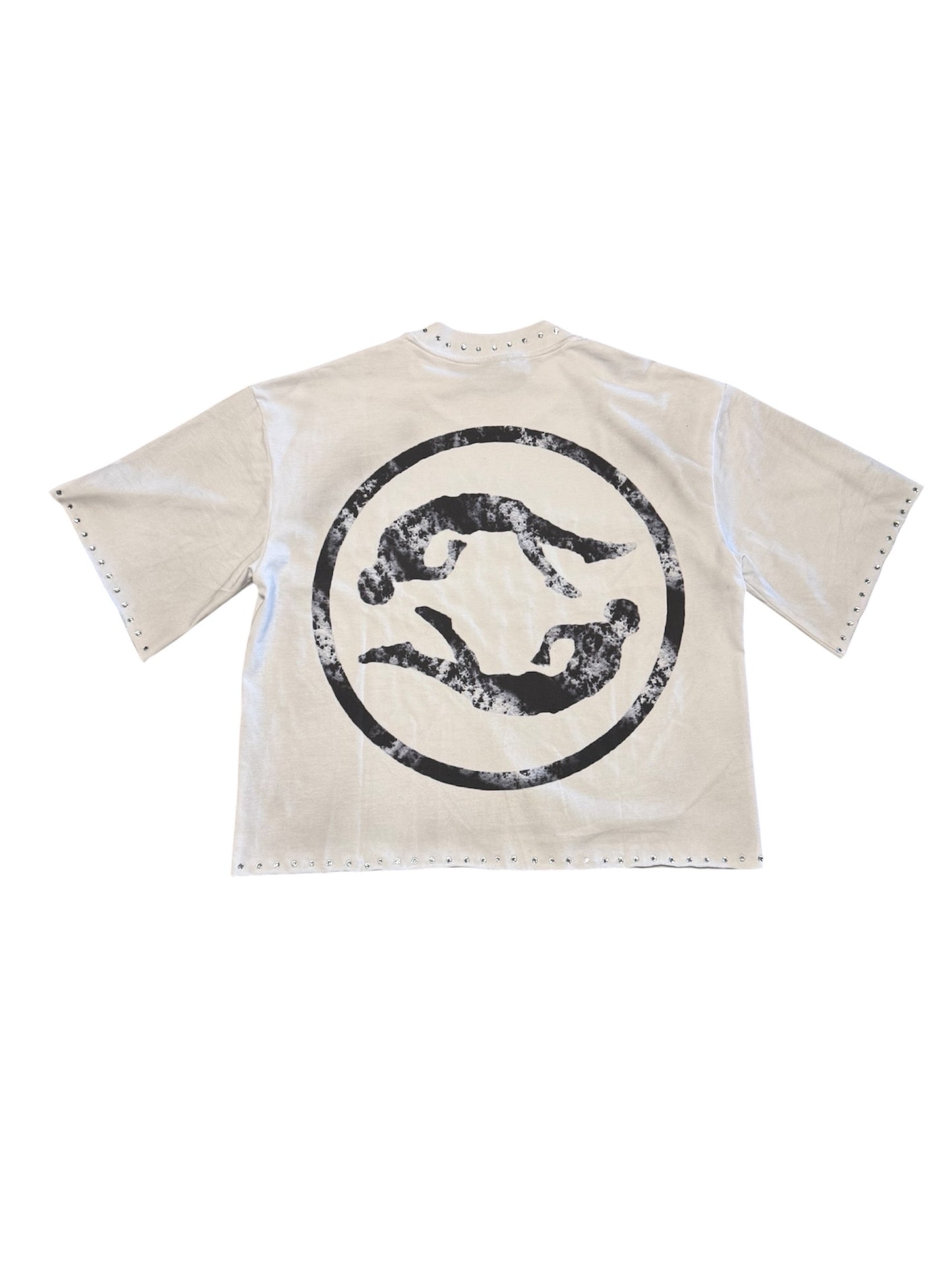 Versatile White LIMITLESS Rhinestone Tee